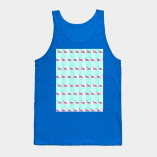 Pastel pink and blue flamingo Tank Top